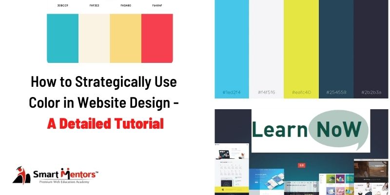 how to use color in website design
